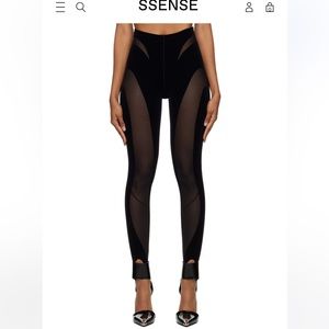 Wolford x Mugler Leggings. Never worn